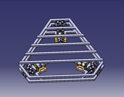 Triangular bot chassis