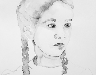 girl with braids