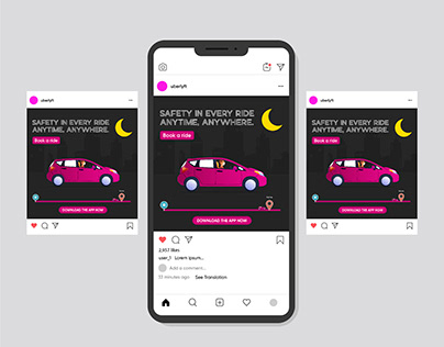 Transport App ad and GIF