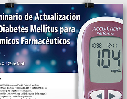 Afiche Seminario Diabetes - Roche Chile
