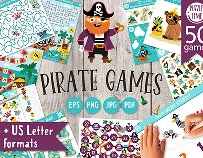 Pirate games and activities for kids