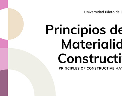 Principios de la Materialidad Constructiva II