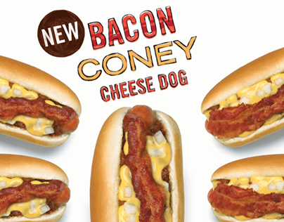 A&W Bacon Coney Cheese Dog