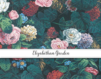 Elizabethan Garden Gift Wrap & Invitation Collection