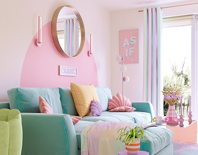 Colorful children's room (inspired by reference)