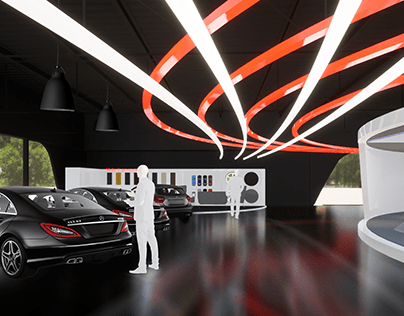 Mercedes Benz showroom design Tamworth