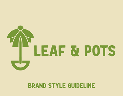 Branding design Leaf & Pots