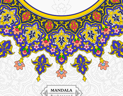 Persian Mandala (Shamseh, Tazhib) - 08 - v2