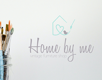 Home by me | logo design