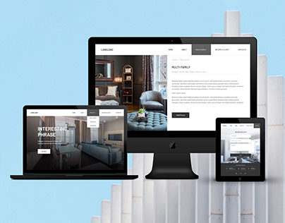 Website design for architecture and interior bureau