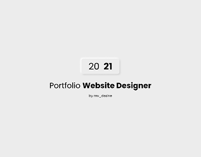 2021. Portfolio | Webfolio