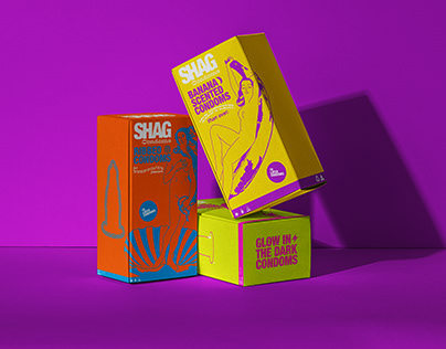 SHAG Condom Packaging