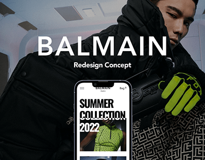 Balmain | E-commerce Redesign 2022
