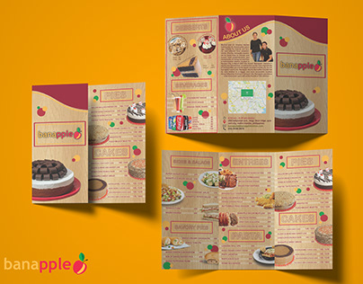 Banapple Menu Brochure Design