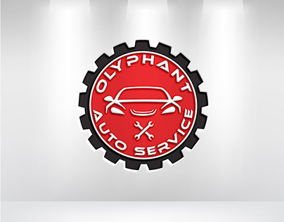 Olyphant Auto Service Logo Design