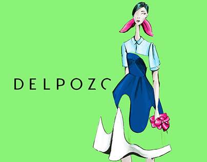 MOCK Fashion Illustration Ad: Delpozo Resort 2018
