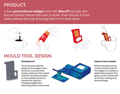 Biscuit dunker - Injection mould design and manufacture