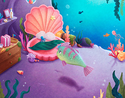 Picture Book "FISHY FRECKLES in the Sleepy Seas"