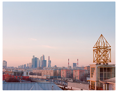 Golden hour and Moscow