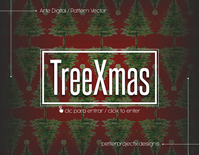 TREEXMAS | Patron Arbol de Navidad en Acuarela