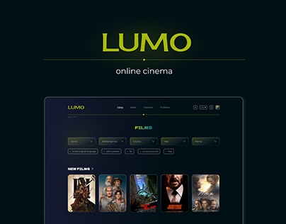 LUMO - online cinema service | UX UI concept