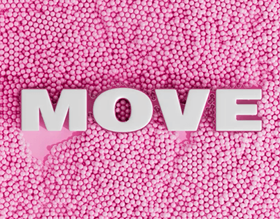 Move – Motion design with 3D type