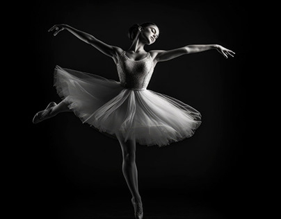 Ballet en el Lienzo: Una Danza de Colores y Formas