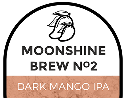 Moonshine Brew Beer Design