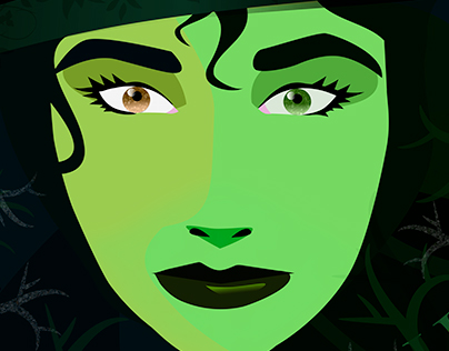 Wicked Broadway Poster Design