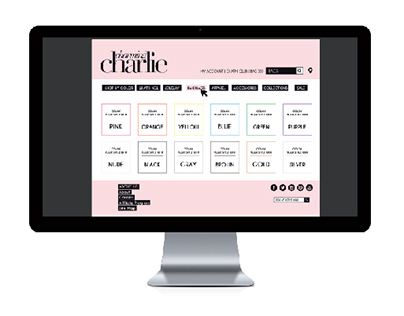 Proyecto de sitio web "CHARMING CHARLIE"