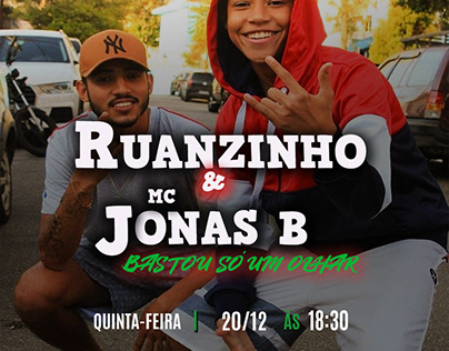 Arte Ruanzinho e Jonas B - Lançamento música nova