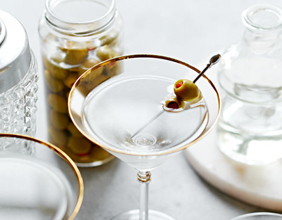 Beautifully Bold Martini Photography
