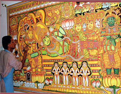 Traditional Kerala Mural