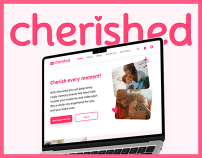 Cherished | A Memory-sharing platform (UI UX)