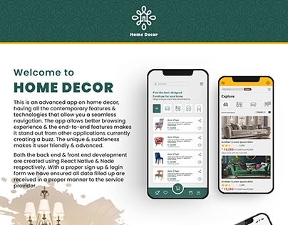 Home Decor Mobile App