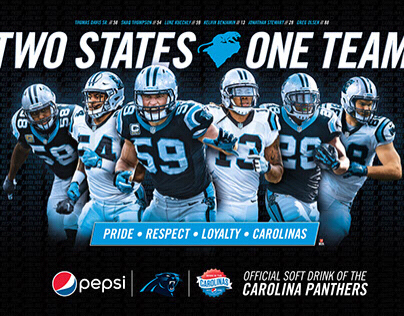 2017 Pepsi Carolina Panthers Package Design Activation