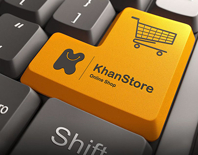 Khan store , logo, online store design and programming