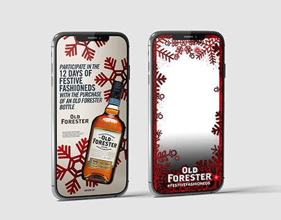 Holiday Promotion Design for Old Forester