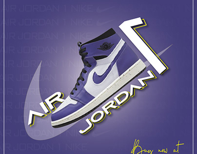Poster design for Nike Shoe
