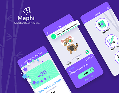 Maphi. Educational app redesign