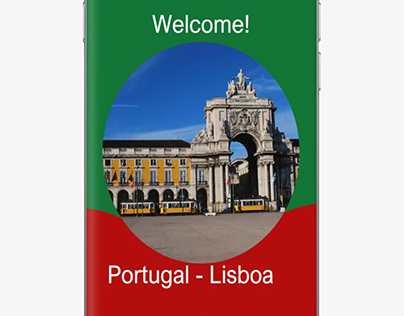 Capa iPhone Lisboa Portugal , cores verde vermelha
