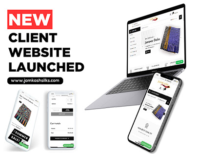 Ecommerce Website - New client website Launched