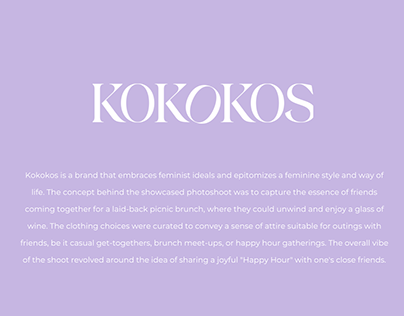Campaign and Catalogue shoot for fashion brand-KOKOKOS