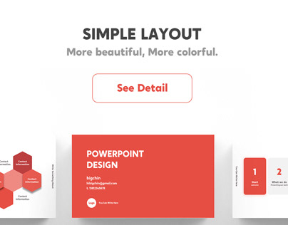 Creative Business Simple Layout PowerPoint Template