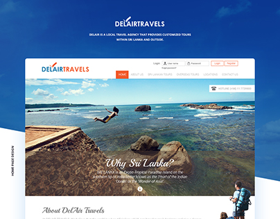Delair Travels Web Design