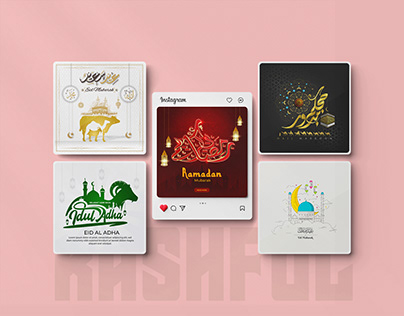 Project thumbnail - Eid Mubarak Islamic Post Design