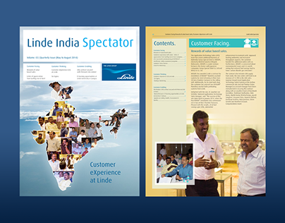 Newsletter Design for Linde India