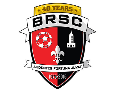 Baton Rouge Soccer 40th Anniversary Logo