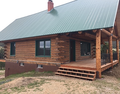 Westliffe Colorado Log Home Repair Log Restoration