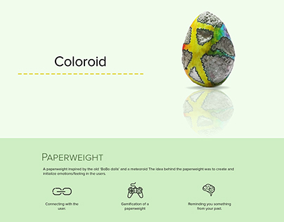 Coloroid : Playful Paperweight
